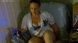 Gamer Girl Smoking Cigarettes in Bra and Panties Part 7 (Close Up)Visit her Channel for other Videos