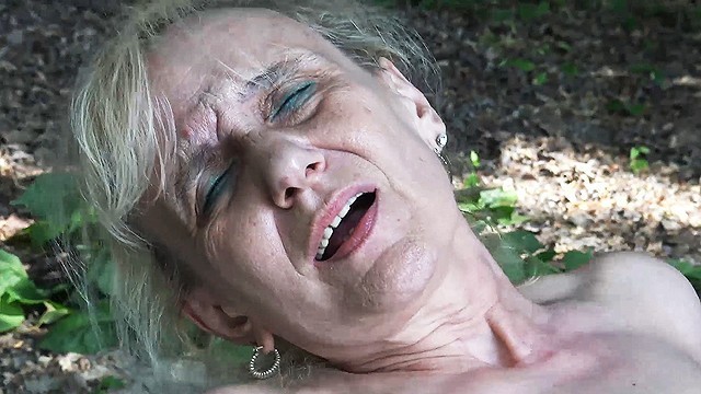 87 Years old Granny first Public Sex