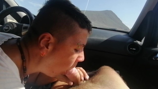 Quick Blowjob in our Car