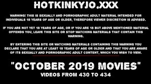 OCTOBER 2019 HOTKINKYJO site: double anal fisting & prolapse