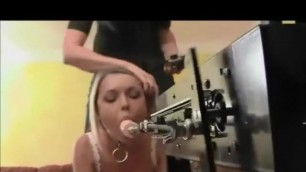 Blondes In Stockings Machine And Strapon Fuck