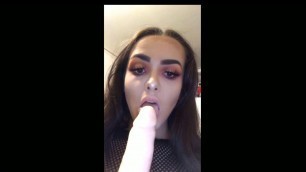 UK Chav slut knows how to suck