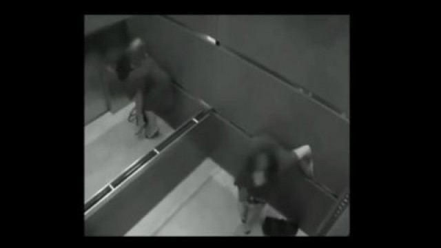 Hidden camera in the Elevator Best sex moments