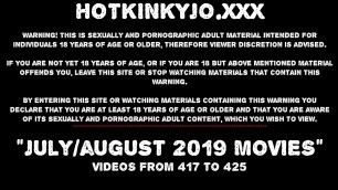JULY&sol;AUGUST 2019 News at HOTKINKYJO site&colon; extreme anal fisting&comma; prolapse&comma; public nudity&comma; belly bulge