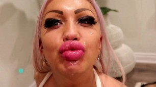 Skylar Xtreme's Best FACEFUCKING Blonde Bimbo Blowjob Lips Made To DEEPTHROAT &vert; Blowjob Compilation