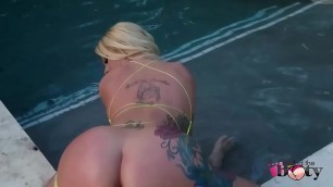 Behind The Booty PAWG Paris Banks Oiled and Fucked BTS PAWGED