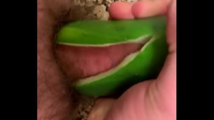 Dick in a Cucumber