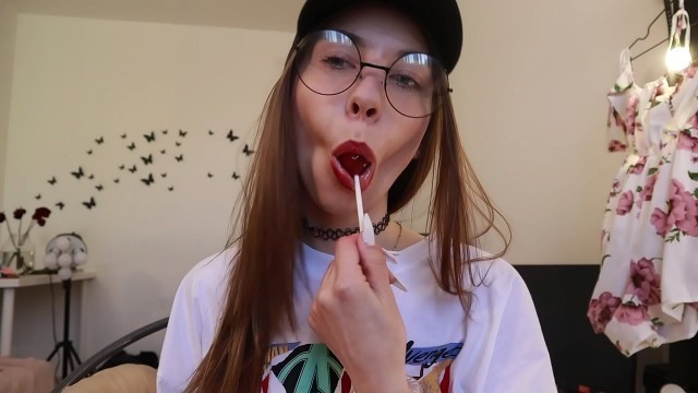 Nothing Unusual&comma; Just Sucking Chupa Chups &colon;&rpar;